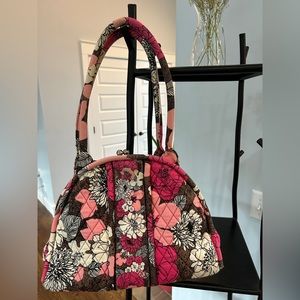Vera Bradley Mocha Rouge Eloise Bag